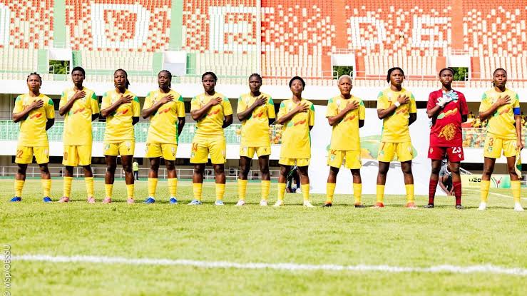Image des joueuses de l'équipe féminine du Bénin