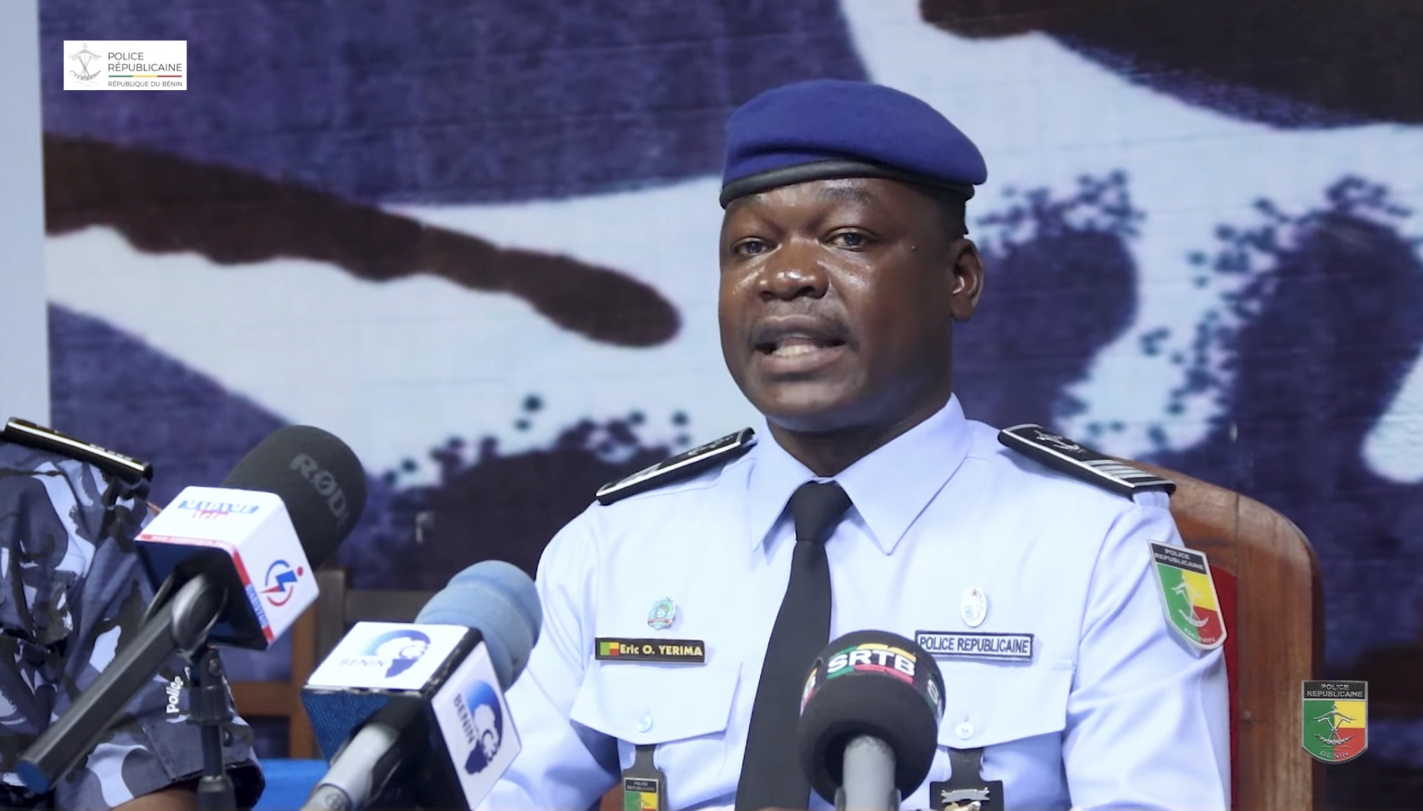 Éric Orou Yérima, porte-parole de la Police républicaine