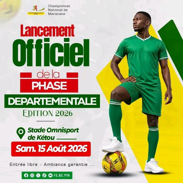 Affiche officielle de lancement de la compétition de Maracana 2026